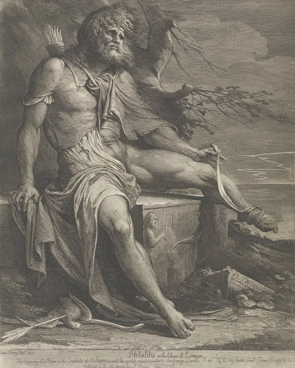 Filottete nell'isola di Lemnos - Yale Center for British Art